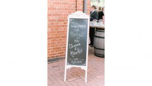 Freie Trauung Willkomensschild Hochzeitsdekoration Hochzeitsglück Minden Petershagen Uchte Schaumburg