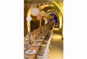 Hochzeitsdekoration Fort A in Minden - vom Hochzeitsglück Minden