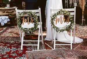 Freie Trauung Hof Frien mit Boho-Elementen – Hochzeitsdekoration vom Hochzeitsglück bei Uchte im Raum Minden